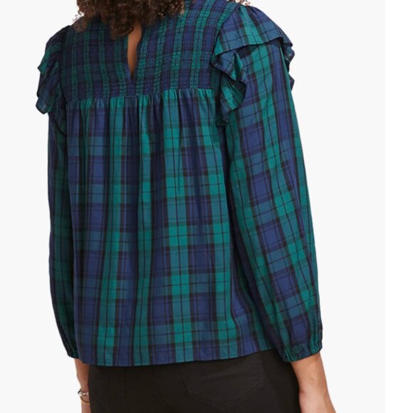 NWT Vineyard Vines Blackwatch Ruffle LS Popover - Picture 4 of 9